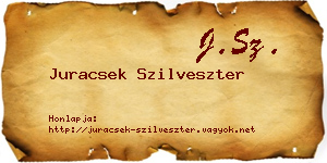 Juracsek Szilveszter névjegykártya